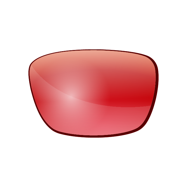 Rote Verspiegelung